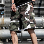 Men's Army Green Camouflage Cargo Shorts