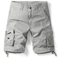 Men's Grey Military Shorts
