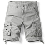 Men's Grey Military Shorts