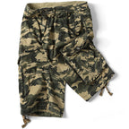 Men's Camouflage Cargo Shorts with Utility Pockets