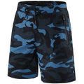 Camouflage Running Shorts Navy Blue