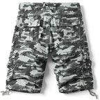 Men's Urban Gray Camo Cargo Shorts