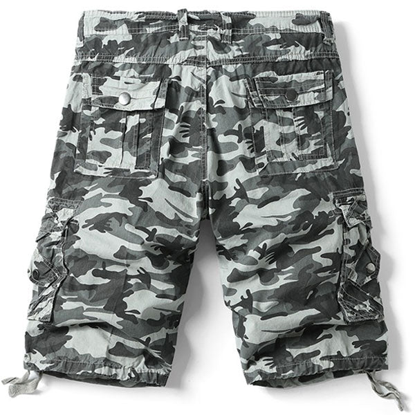 Men's Urban Gray Camo Cargo Shorts