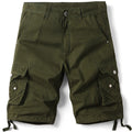 Green Military Shorts