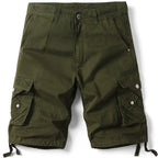 Green Military Shorts