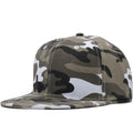 Grey Camouflage Snapback Cap