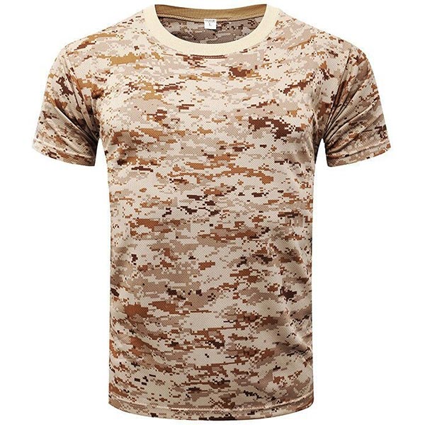 Digital Desert Camouflage Military T-Shirt