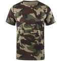 Woodland Camouflage Military T-Shirt