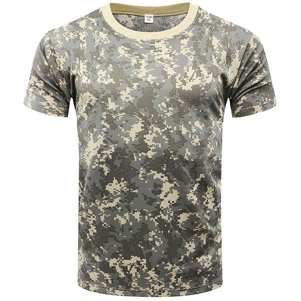 Digital Camouflage Military T-Shirt