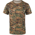 Woodland Digital Camouflage Military T-Shirt