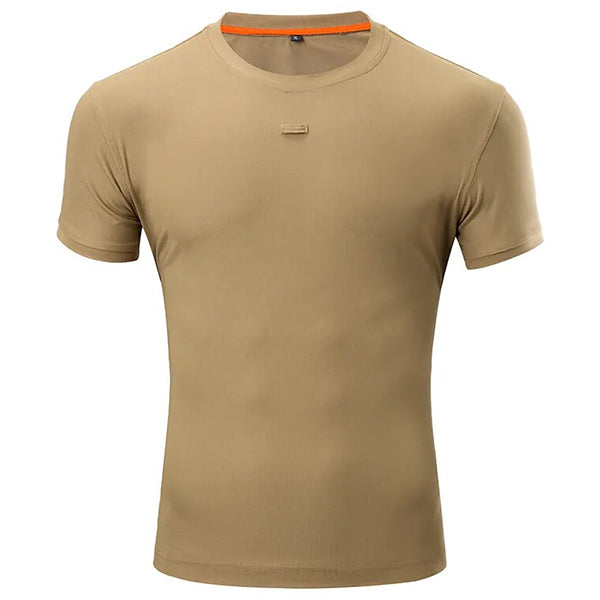 Men's Military Sport Khaki T-Shirt