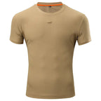 Men's Military Sport Khaki T-Shirt