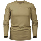 Khaki Military Long Sleeve T-Shirt