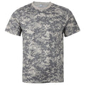 Digital Grey Camouflage Military T-Shirt