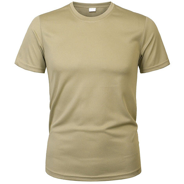 Men's Khaki Military T-Shirt