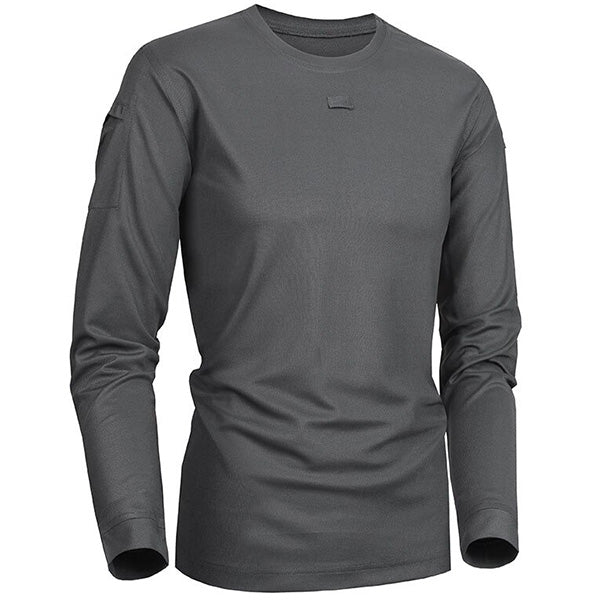Men's Charcoal Long Sleeve Tactical T-Shirt