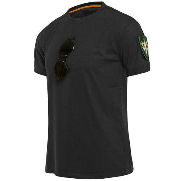 Men's military t-shirt with patch