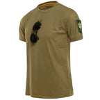 Men's military t-shirt with patch
