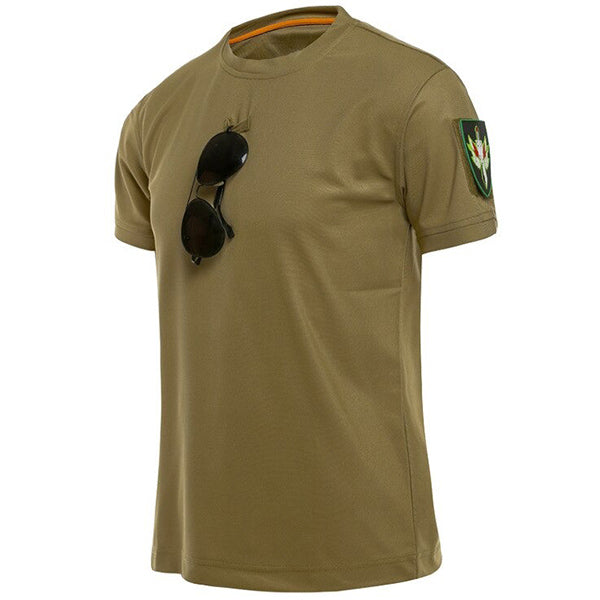 Men's military t-shirt with patch