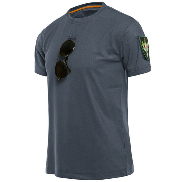 Men's military t-shirt with patch