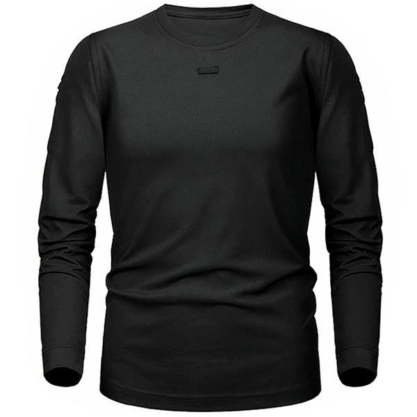 Black Military Long Sleeve T-Shirt