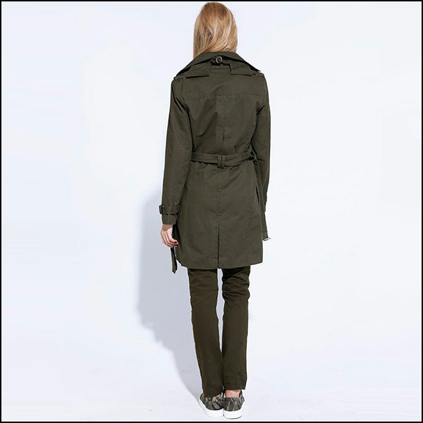 Women's Military Trench Jacket