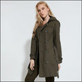 Women's Military Trench Jacket