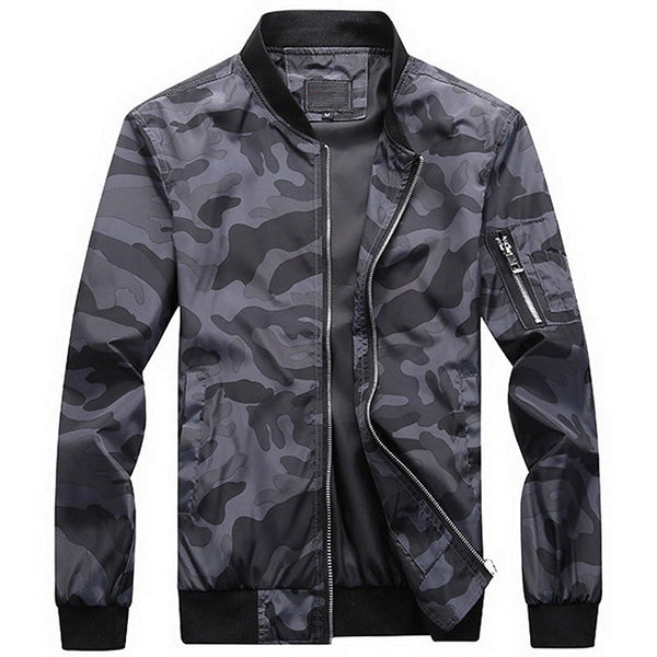 Men's Camouflage Bomber Jacket