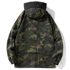 Men's Camouflage Pullover Half-Zip Anorak