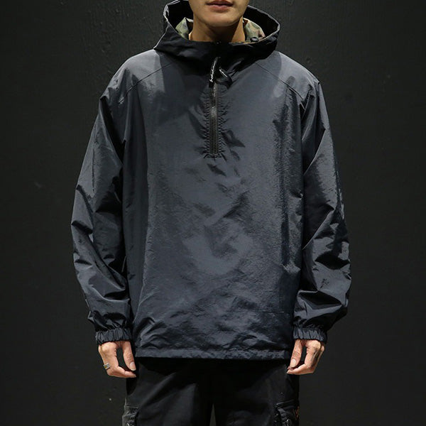 Men's Camouflage Pullover Half-Zip Anorak