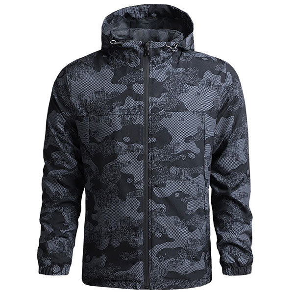 Grey Camouflage Jacket