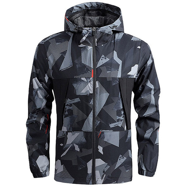 Men's Camouflage Windbreaker Jacket