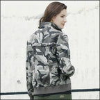 Women's Military Print Camouflage Jacket