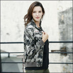 Women's Military Print Camouflage Jacket