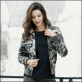 Women's Military Print Camouflage Jacket