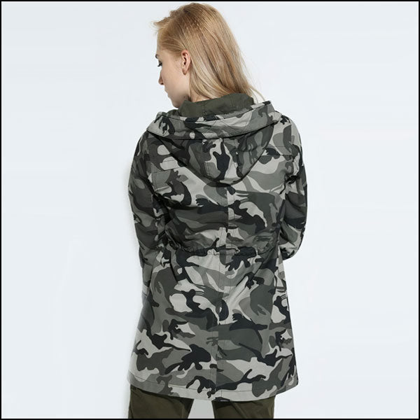 Women's Long Military Jacket