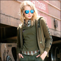 Women's Military Jacket with Hood