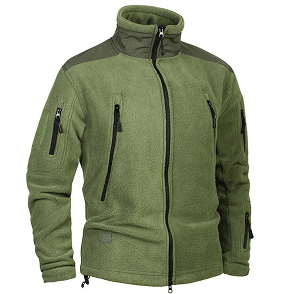 Warm Military Jacket Olive Green