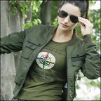 Women's Green Military Jacket