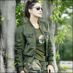 Women's Green Military Jacket