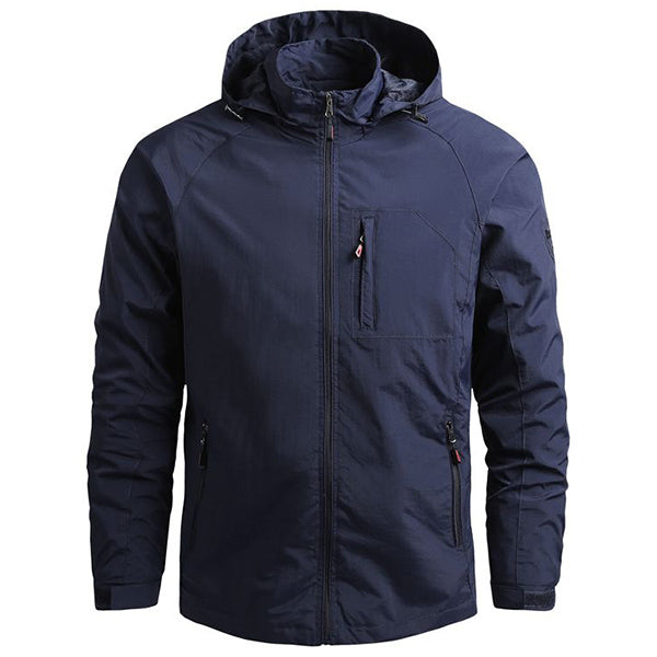 Men's Navy Blue Military Jacket