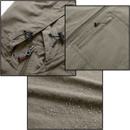 Men's Olive Green Outdoor Hooded Jacket