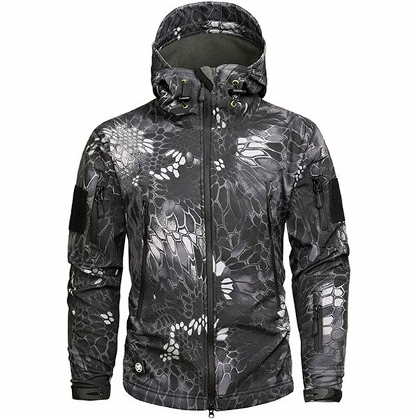 Black Mamba Camouflage Military Jacket