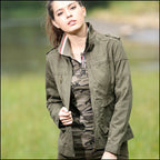 Women's Green Military Jacket